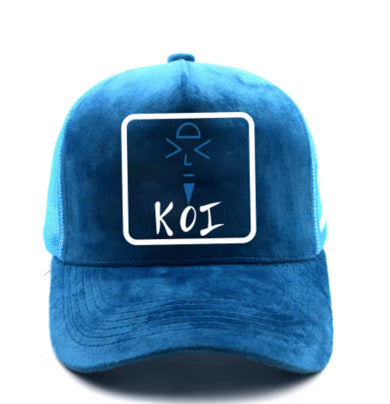 K.O.I Trucker Hat – Water Blu